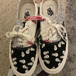 Vans OG Era LX in Black and Racing Red